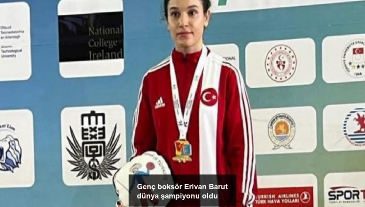 Genç boksör Erivan Barut dünya şampiyonu oldu