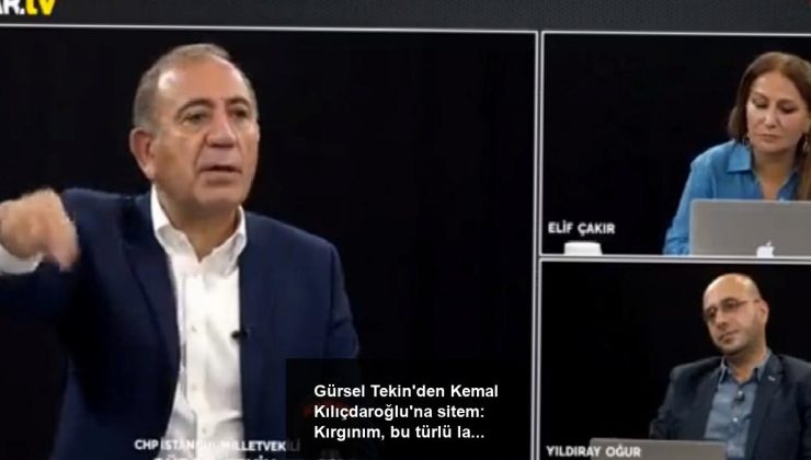 Gürsel Tekin’den Kemal Kılıçdaroğlu’na sitem: Kırgınım, bu türlü laflar olur mu