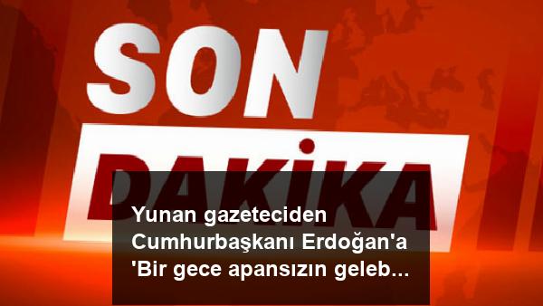 Yunan gazeteciden Cumhurbaşkanı Erdoğan’a ‘Bir gece apansızın gelebiliriz’ sorusu