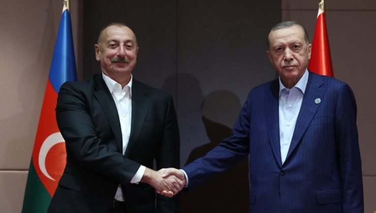 Cumhurbaşkanı Erdoğan, İlham Aliyev ile bir araya geldi