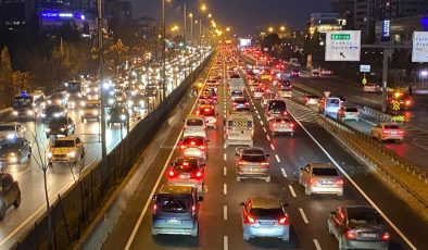 İstanbul’da trafik yoğunluğu