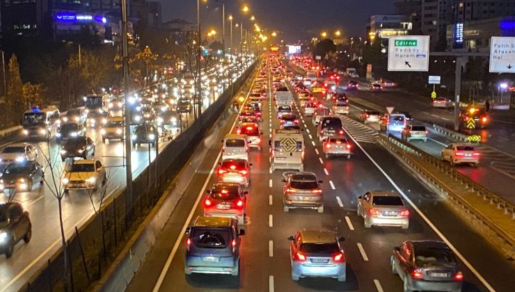 İstanbul’da trafik yoğunluğu