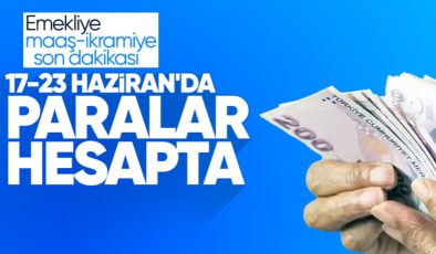 Emekli maaşlarının ödeme tarihi belli oldu