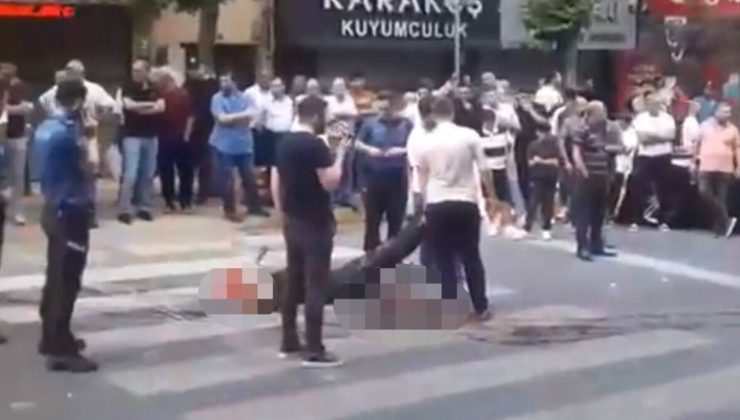 Gaziosmanpaşa’da oğluna silah doğrultan genci yaraladı