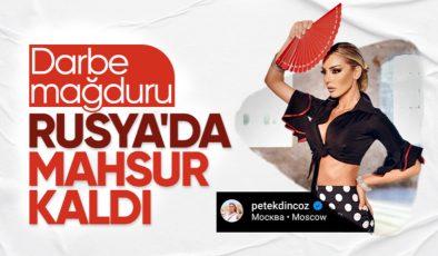 Konser için Rusya’ya giden Petek Dinçöz darbeye yakalandı! Saatler sonra açıklama yaptı…