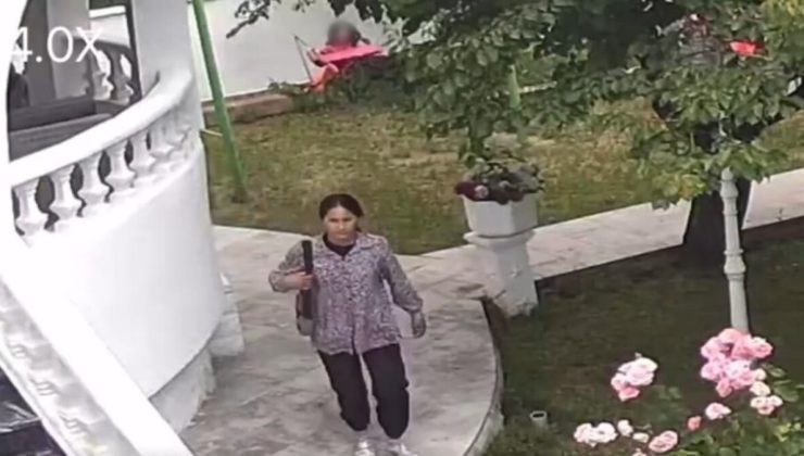 Erzincan’da kadın hırsızı, alarm durdurdu