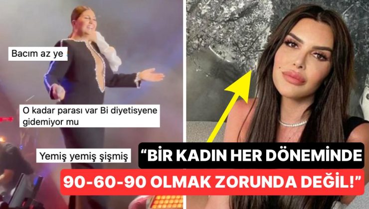 Sibel Can’ı Kilosu Sebebiyle Eleştiri Yağmuruna Tutanları Gören Selin Ciğerci’den Kapak Gibi Cevap