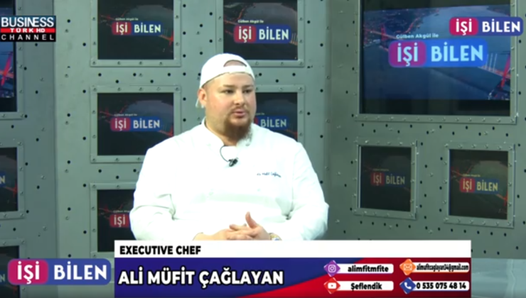 “EXECUTIVE CHEF OLMANIN EN KEYİFLİ YANI…” ALİ MÜFİT ÇAĞLAYAN ANLATIYOR…