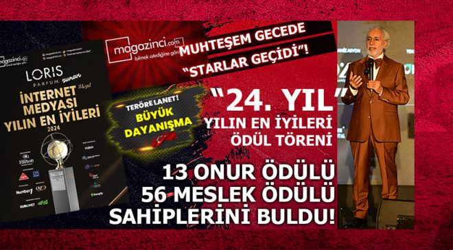 MAGAZİNCİ.COM’UN ÖDÜL GECESİNDEN “STARLAR” GEÇTİ!